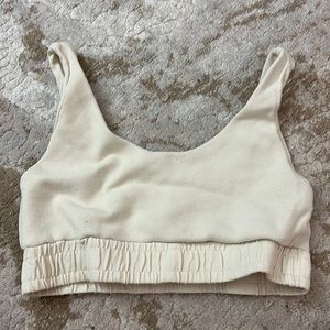 zara thick knitted crop top - size M, never been worn
